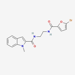 N-(2-{[(5-bromofuran-2-yl)carbonyl]amino}ethyl)-1-methyl-1H-indole-2-carboxamide