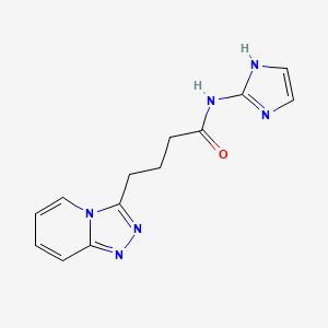 N-(1H-imidazol-2-yl)-4-([1,2,4]triazolo[4,3-a]pyridin-3-yl)butanamide