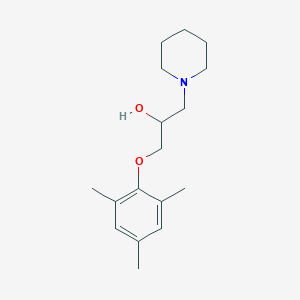 1-piperidin-1-yl-3-(2,4,6-trimethylphenoxy)propan-2-ol