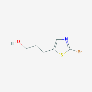 molecular formula C6H8BrNOS B1510510 3-(2-Bromothiazol-5-yl)propan-1-ol CAS No. 1000529-41-8