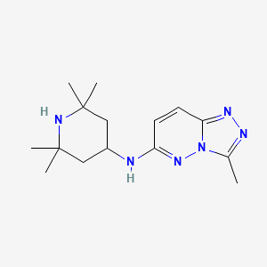 3-methyl-N-(2,2,6,6-tetramethylpiperidin-4-yl)[1,2,4]triazolo[4,3-b]pyridazin-6-amine