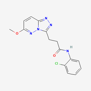 N-(2-chlorophenyl)-3-(6-methoxy-[1,2,4]triazolo[4,3-b]pyridazin-3-yl)propanamide