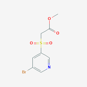 Methyl 2-(5-bromopyridin-3-ylsulfonyl)acetate