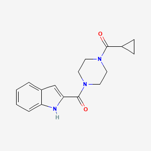 cyclopropyl[4-(1H-indol-2-ylcarbonyl)piperazin-1-yl]methanone