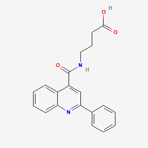 4-{[(2-Phenylquinolin-4-yl)carbonyl]amino}butanoic acid