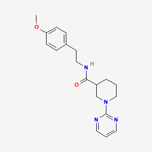 N-(4-methoxyphenethyl)-1-(2-pyrimidinyl)-3-piperidinecarboxamide