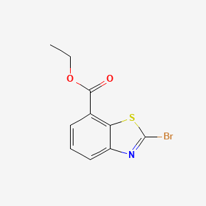 molecular formula C10H8BrNO2S B1510537 乙基2-溴苯并[d]噻唑-7-羧酸酯 CAS No. 579525-09-0