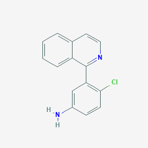 4-chloro-3-(1-isoquinolinyl)Benzenamine