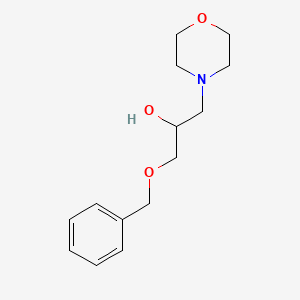 molecular formula C14H21NO3 B15105493 1-(Benzyloxy)-3-(morpholin-4-yl)propan-2-ol CAS No. 95639-18-2