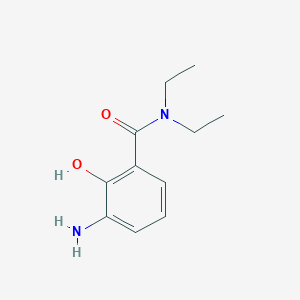 molecular formula C11H16N2O2 B1510557 3-amino-N,N-diethyl-2-hydroxybenzamide CAS No. 1092389-34-8