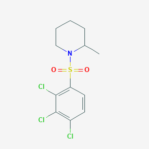 2-Methyl-1-(2,3,4-trichlorobenzenesulfonyl)piperidine