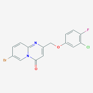 7-bromo-2-[(3-chloro-4-fluorophenoxy)methyl]-4H-pyrido[1,2-a]pyrimidin-4-one