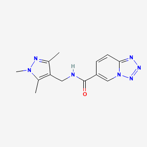 N-[(1,3,5-trimethyl-1H-pyrazol-4-yl)methyl]tetrazolo[1,5-a]pyridine-6-carboxamide