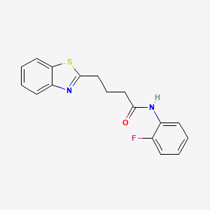 4-(1,3-benzothiazol-2-yl)-N-(2-fluorophenyl)butanamide