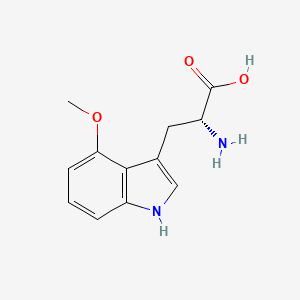 molecular formula C12H14N2O3 B1510576 (R)-2-Amino-3-(4-methoxy-1H-indol-3-yl)propanoic acid CAS No. 1094396-87-8