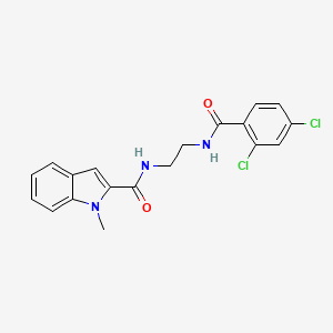 N-(2-{[(2,4-dichlorophenyl)carbonyl]amino}ethyl)-1-methyl-1H-indole-2-carboxamide