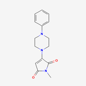 1-methyl-3-(4-phenylpiperazin-1-yl)-1H-pyrrole-2,5-dione