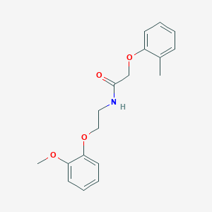 N-[2-(2-methoxyphenoxy)ethyl]-2-(2-methylphenoxy)acetamide