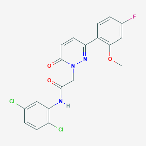 N-(2,5-dichlorophenyl)-2-[3-(4-fluoro-2-methoxyphenyl)-6-oxopyridazin-1(6H)-yl]acetamide