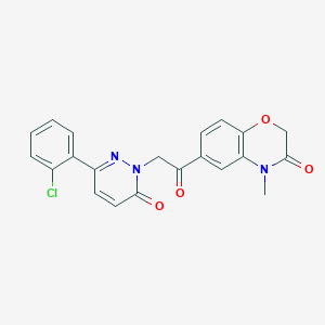 6-{[3-(2-chlorophenyl)-6-oxopyridazin-1(6H)-yl]acetyl}-4-methyl-2H-1,4-benzoxazin-3(4H)-one