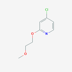 4-Chloro-2-(2-methoxyethoxy)pyridine