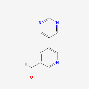 5-(Pyrimidin-5-yl)nicotinaldehyde