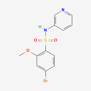 [(4-Bromo-2-methoxyphenyl)sulfonyl]-3-pyridylamine