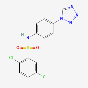 2,5-dichloro-N-[4-(1H-tetrazol-1-yl)phenyl]benzenesulfonamide