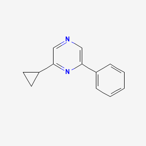 2-Cyclopropyl-6-phenylpyrazine