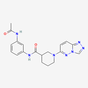 N-[3-(acetylamino)phenyl]-1-([1,2,4]triazolo[4,3-b]pyridazin-6-yl)piperidine-3-carboxamide