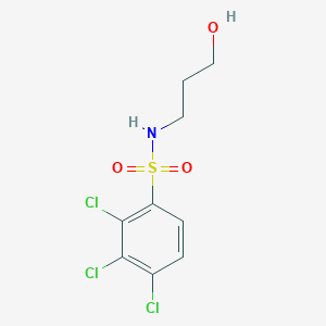 (3-Hydroxypropyl)[(2,3,4-trichlorophenyl)sulfonyl]amine