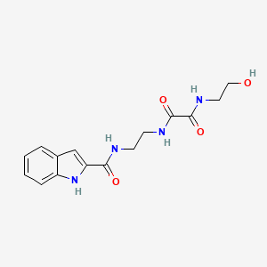 N-(2-hydroxyethyl)-N'-{2-[(1H-indol-2-ylcarbonyl)amino]ethyl}ethanediamide