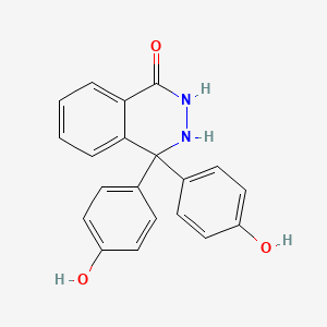 1(2H)-Phthalazinone, 3,4-dihydro-4,4-bis(4-hydroxyphenyl)-