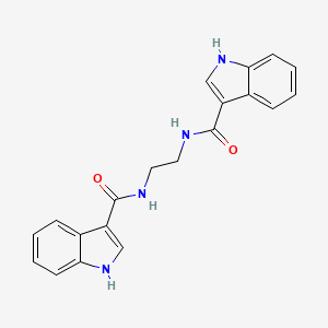 N,N'-ethane-1,2-diylbis(1H-indole-3-carboxamide)