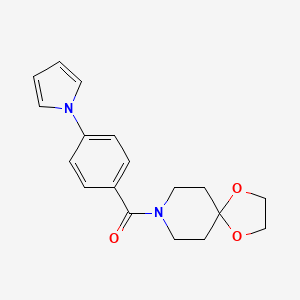 8-[4-(1H-pyrrol-1-yl)benzoyl]-1,4-dioxa-8-azaspiro[4.5]decane