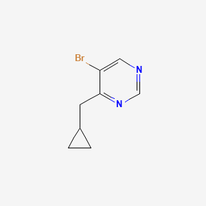molecular formula C8H9BrN2 B1510661 5-Bromo-4-(cyclopropylmethyl)pyrimidine CAS No. 1346697-40-2