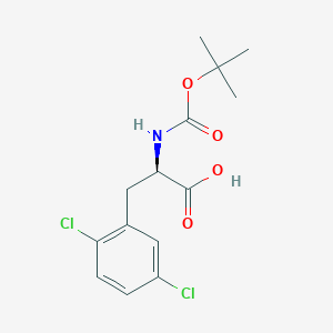molecular formula C14H17Cl2NO4 B1510669 Boc-2,5-Dichloro-D-Phenylalanine 