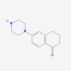 6-(piperazin-1-yl)-3,4-dihydronaphthalen-1(2H)-one