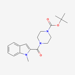 tert-butyl 4-[(1-methyl-1H-indol-2-yl)carbonyl]piperazine-1-carboxylate