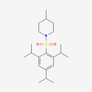 4-Methyl-1-{[2,4,6-tris(methylethyl)phenyl]sulfonyl}piperidine