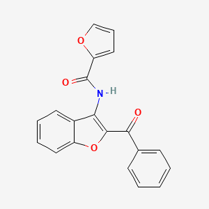 N-(2-benzoyl-1-benzofuran-3-yl)furan-2-carboxamide