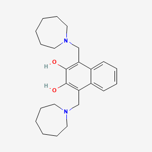 2,3-Naphthalenediol, 1,4-bis[(hexahydro-1H-azepin-1-yl)methyl]-