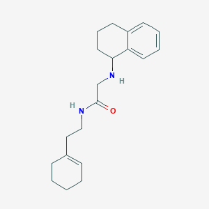 N-[2-(cyclohex-1-en-1-yl)ethyl]-2-[(1,2,3,4-tetrahydronaphthalen-1-yl)amino]acetamide