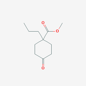 molecular formula C11H18O3 B1510711 Methyl 4-oxo-1-propylcyclohexanecarboxylate CAS No. 1391740-32-1