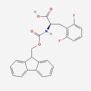 molecular formula C24H19F2NO4 B1510716 Fmoc-2,6-Difluoro-D-Phenylalanine 