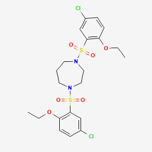 1,4-Bis(5-chloro-2-ethoxybenzenesulfonyl)-1,4-diazepane