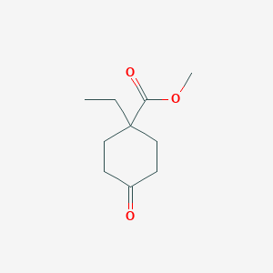 molecular formula C10H16O3 B1510719 Methyl 1-ethyl-4-oxocyclohexanecarboxylate CAS No. 1391740-22-9