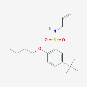 {[5-(Tert-butyl)-2-butoxyphenyl]sulfonyl}prop-2-enylamine