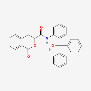 N-[2-(hydroxydiphenylmethyl)phenyl]-1-oxo-3,4-dihydro-1H-2-benzopyran-3-carboxamide