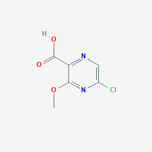 molecular formula C6H5ClN2O3 B1510740 5-Chloro-3-methoxypyrazine-2-carboxylic acid 